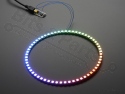 LED Ring NeoPixel - 1/4 60x WS2812 5050 RGB LEDs met drivers - Adafruit 176